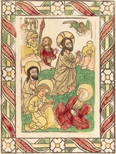 Christ au mont des Oliviers - German 15th Century