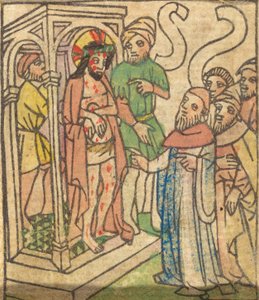 Ecce Homo (verso) - German 15th Century