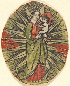 Madonna et Enfant - German 15th Century