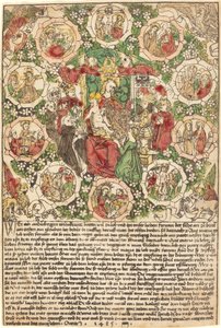 Madone au rosaire - German 15th Century