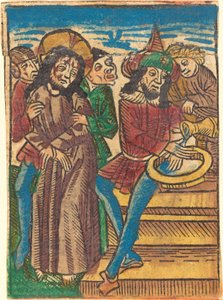 Pilate se Lavant les Mains - German 15th Century