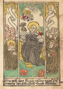 Sainte Brigitte - German 15th Century