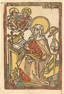 Sainte Brigitte - German 15th Century