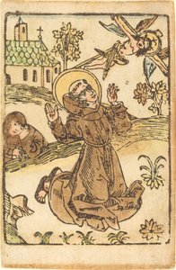 Saint François Recevant les Stigmates - German 15th Century