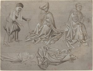 Études pour six figures (feuille d