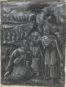 Le Christ disputant avec les docteurs - German 16th Century