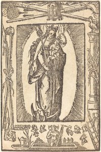 Madone et Enfant - German 16th Century