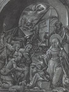 La Naissance du Christ - German 16th Century