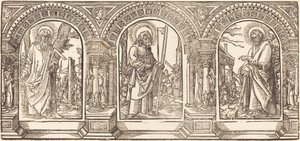 Christ et ses disciples IV - German 16th Century after Martin Schongauer