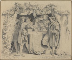 Hommes jetant des dés