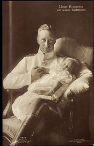 Prince héritier Friedrich Wilhelm avec sa fille, Liersch 7518