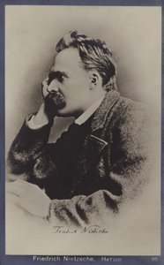 Friedrich Nietzche (1844-1900), philosophe et écrivain allemand (photo n/b) - German Photographer