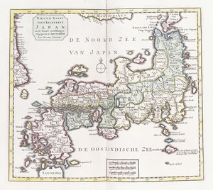 Carte du Japon, 1769 - German School