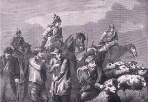 Partie de fourrage, Histoire de la guerre entre la France et l