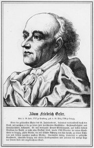 Adam Friedrich Oeser (gravure) - German School