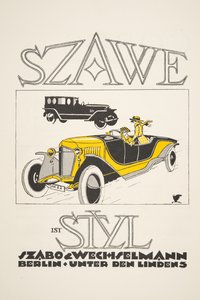 Publicité pour Szawe (Szabo & Wechselmann) - German School