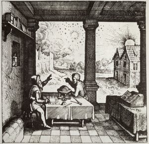 Un astrologue dressant un horoscope, copie d