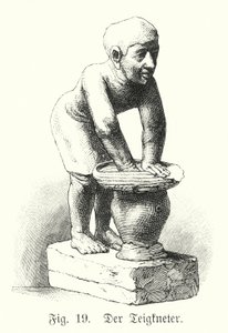 Figure égyptienne antique d