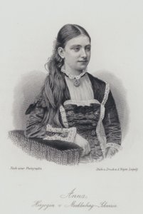 Anna, duchesse de Mecklembourg-Schwerin (gravure)