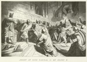 Arrestation du pape Pascal II par Henri V