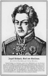 August Neidhard, comte de Gneisenau (gravure)