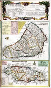 Barbade et Jamaïque, détail d