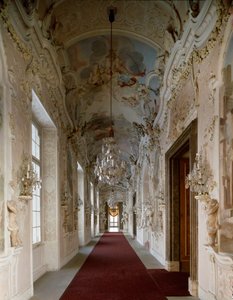 Art baroque : vue de la salle des Miroirs du château de Ludwigsburg