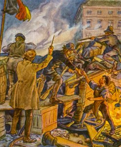 Barrikadenkampf / Combat de barricade