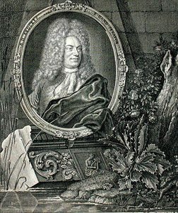 Barthold Heinrich Brockes (1680-1747) gravé par Wolffgang - German School