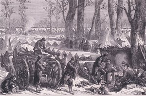 Bivouac des troupes du général Du Croy dans les bois de Vincennes, Histoire de la guerre entre la France et l