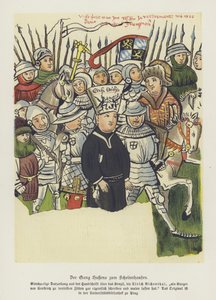 Réformateur chrétien bohémien Jan Hus conduit à son exécution, Constance, 6 juillet 1415 - German School