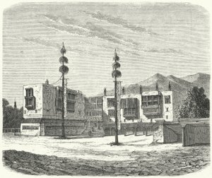 Monastère bouddhiste au Tibet