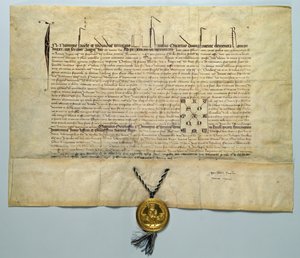 Bulle de Charles IV (1316-78) Empereur romain germanique, 29 janvier 1365