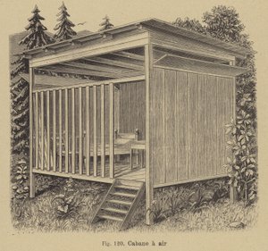 Cabine ouverte à l