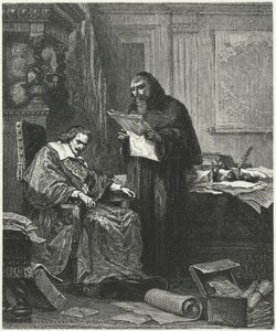 Le cardinal Richelieu et son confident et agent Père Joseph