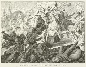 Charles Martel défait les Maures