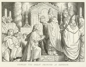 Couronnement de Charlemagne comme empereur