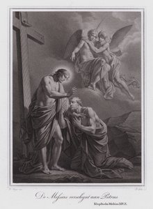 Le Christ apparaît à Pierre - German School