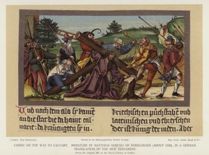 Christ en route vers le Calvaire - German School