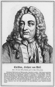 Christian, baron von Wolf (gravure)
