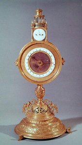 Horloge en forme de monstrance appartenant au Cardinal de Granvelle, Augsbourg, 1564