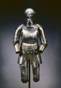 Casque fermé et armure partielle dans le style Maximilien, Nuremberg, vers 1525
