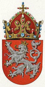 Armoiries de Bohême, vers 1898