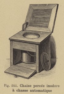 Commode avec chasse d