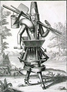 Costume pour un maçon, publié par Gerard Valck vers 1690