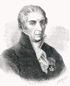 Comte Alessandro Volta (1745-1827) gravé par Adolf Closs (1840-94)