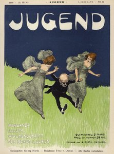 Illustration de couverture pour le magazine Jugend, 1896