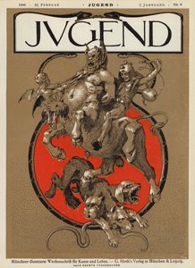 Illustration de couverture pour le magazine Jugend, 1896
