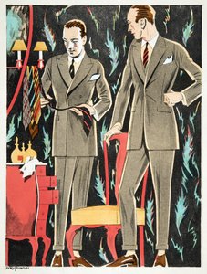 Der Arbiter, tenues par Fasskessel & Muntmann, de Styl, pub.1922 - German School
