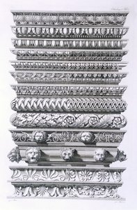 Dessins pour corniches, 1856 - German School